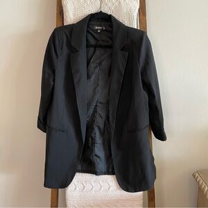 NWOT Missguided black classic 3/4 sleeve blazer